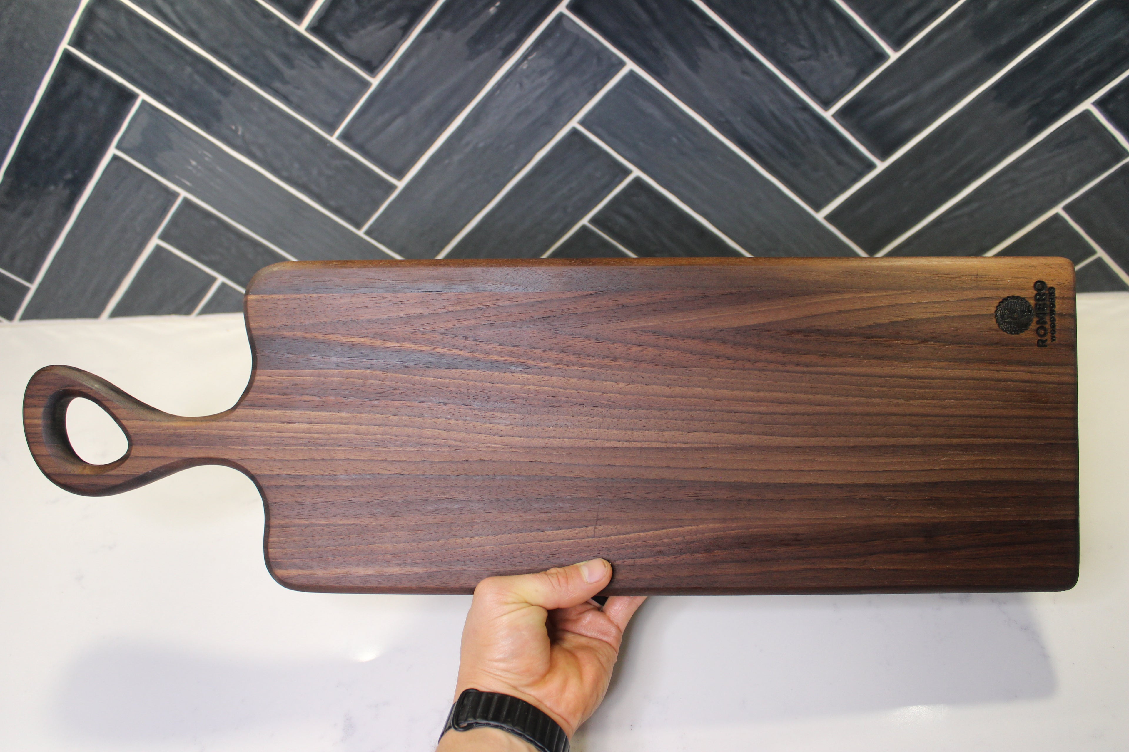 Walnut Charcuterie Board Edge Grain- 25” x 8”