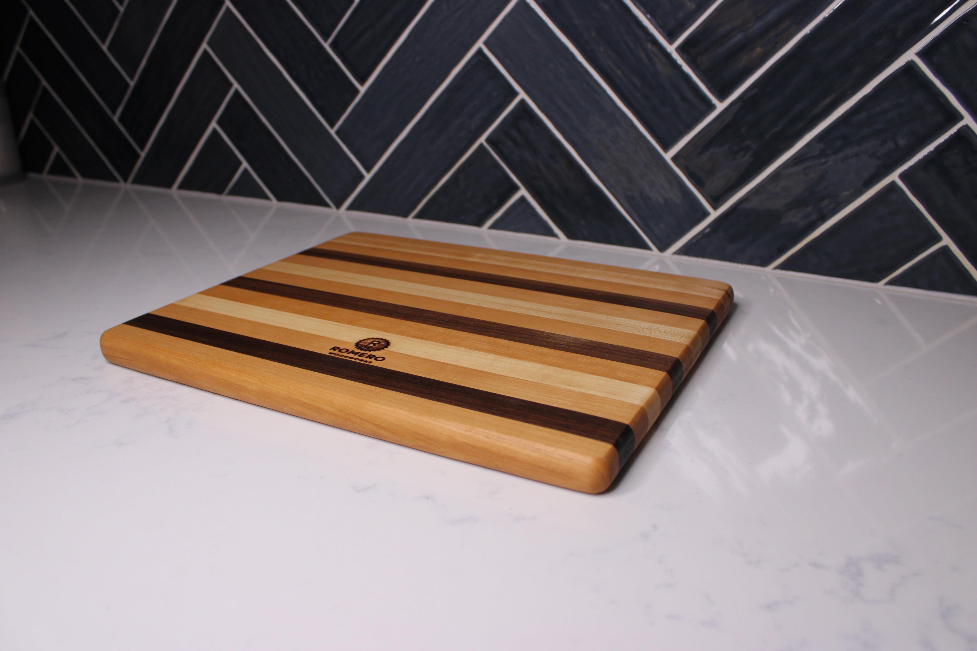 Maple/ Walnut/ Cherry Edge Grain Cutting Board