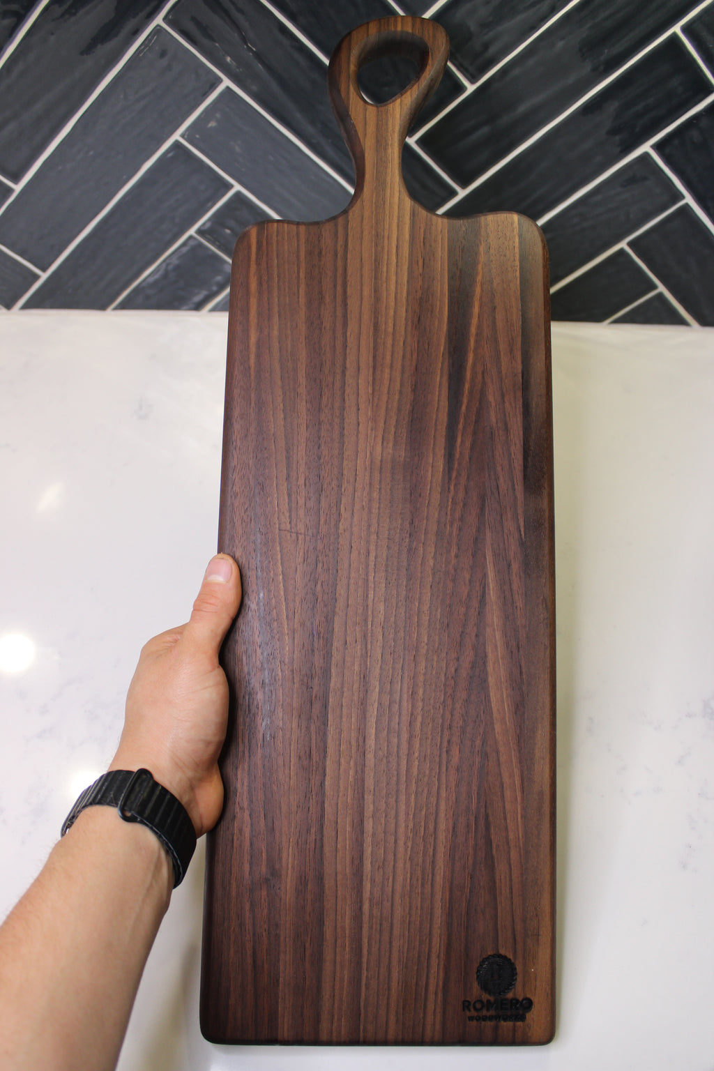 Walnut Charcuterie Board Edge Grain- 25” x 8”