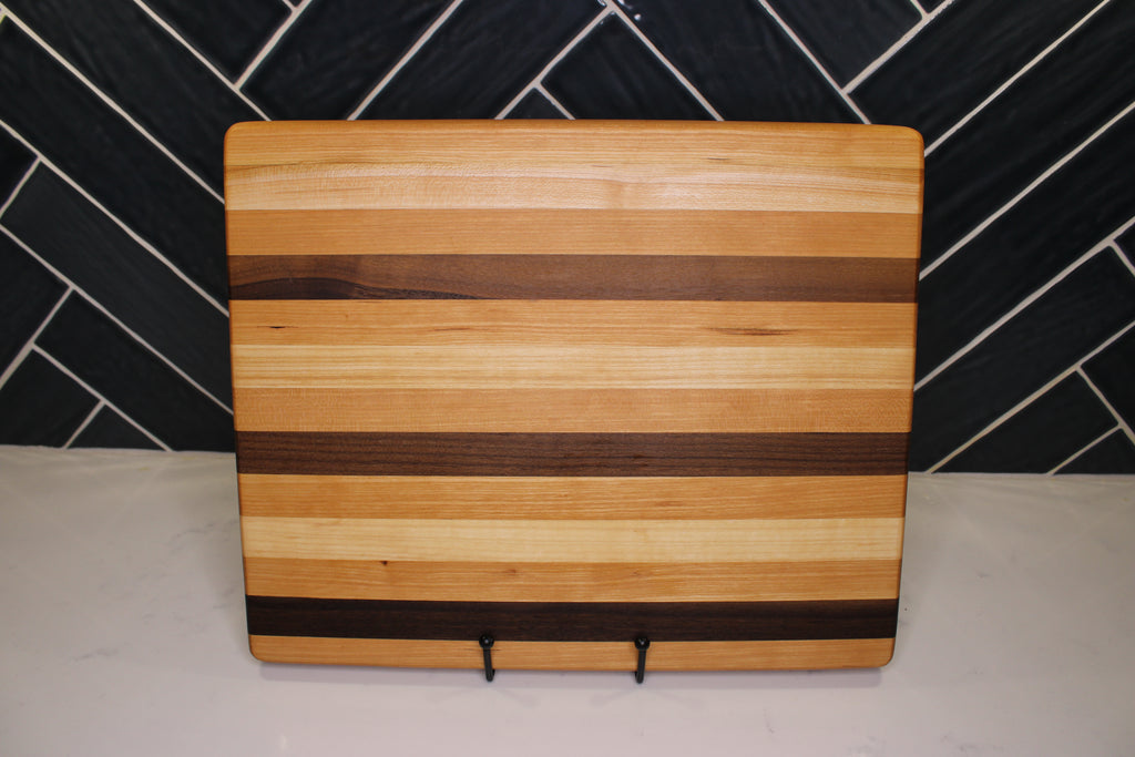 Maple/ Walnut/ Cherry Edge Grain Cutting Board