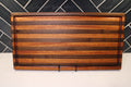 African Mahogany x Walnut Edge Grain Cutting Board- 21 x 10 1/2