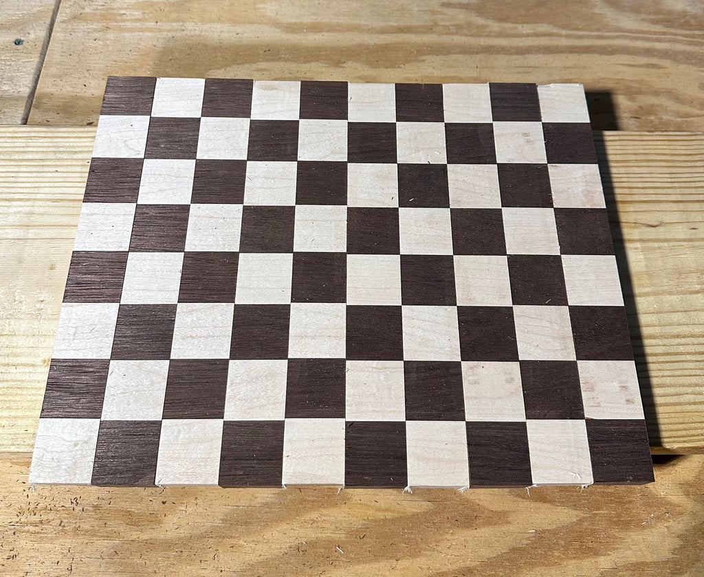 Peruvian Walnut / Maple Face Grain Cutting Board- 14" x 11"