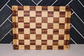 Sapele/ Maple Face Grain Cutting Board- 14" x 11"
